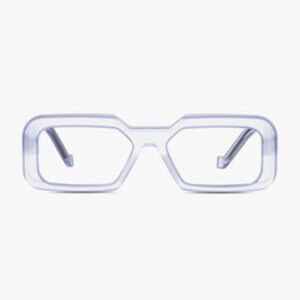 NWT Vava WL0051-CRIS-Mat SIL Cristal Matte Silver Hinge Eyeglasses